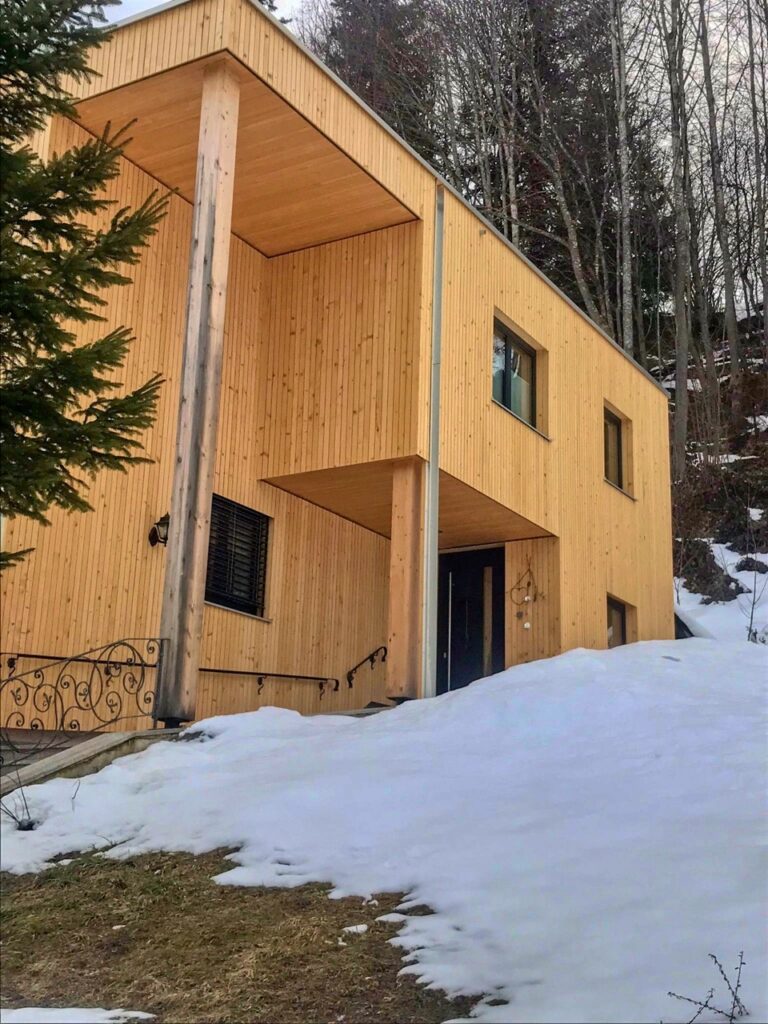 Moderný pasívny dom v duchu minimalizmu